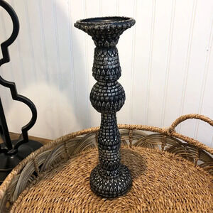 Bohemian Floral Designed 14'' Tall Candleholder